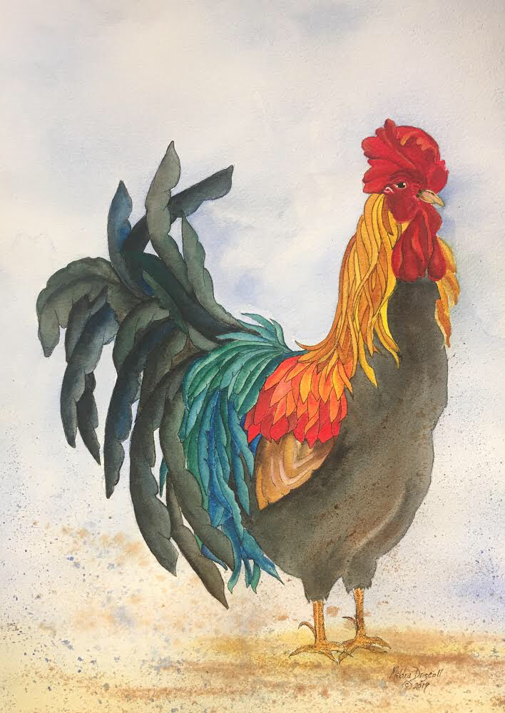 Meldra Driscoll Water Colors & Inktense Inktense and watercolor methods of painting are exactly the same, using wet on wet washes and layering of transparent colors.