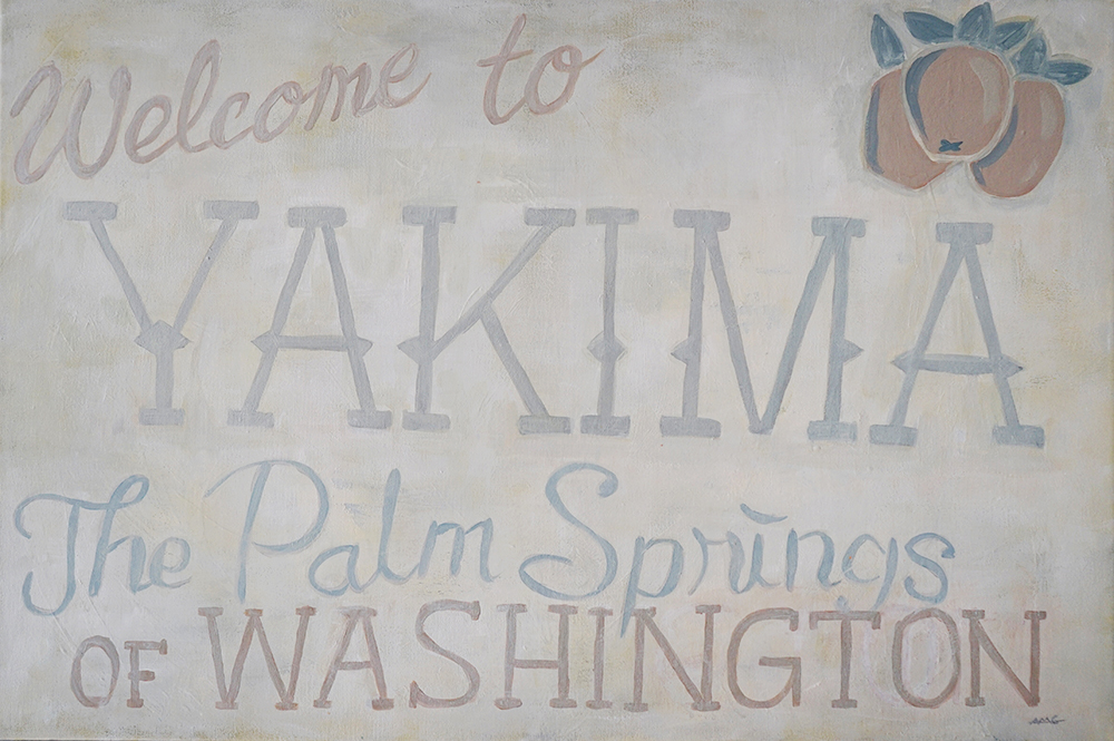 Welcome to Yakima Acrylic Painting on Canvas Original -  Price: $ Local sale only, email if interested