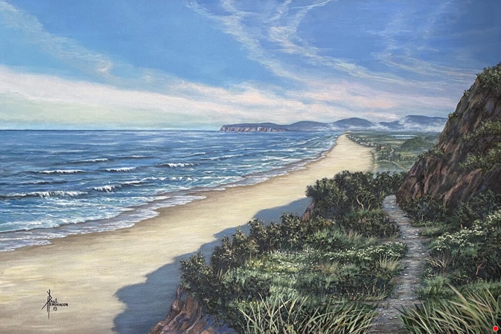 North Pacific City Beach, Acrylic on Canvas 24" x 36" x 1.5" unframed