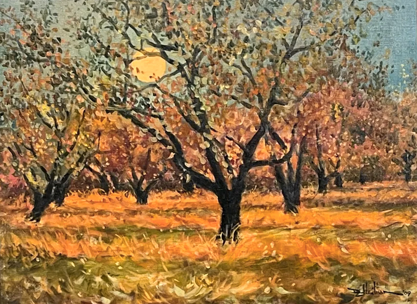 Orchard Moon                      Oil ~ 18"x24"
