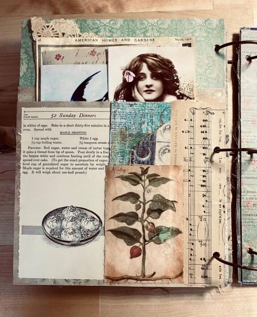 "Garden State”
9" x 12" Page Detail Hardback Mixed Media Ring Journal
$100
By Rosalyn McWatters