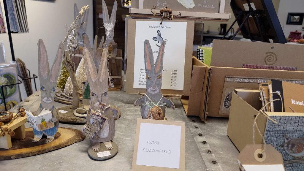 Betsy Bloomfield at Boxx Gallery Gift Shop