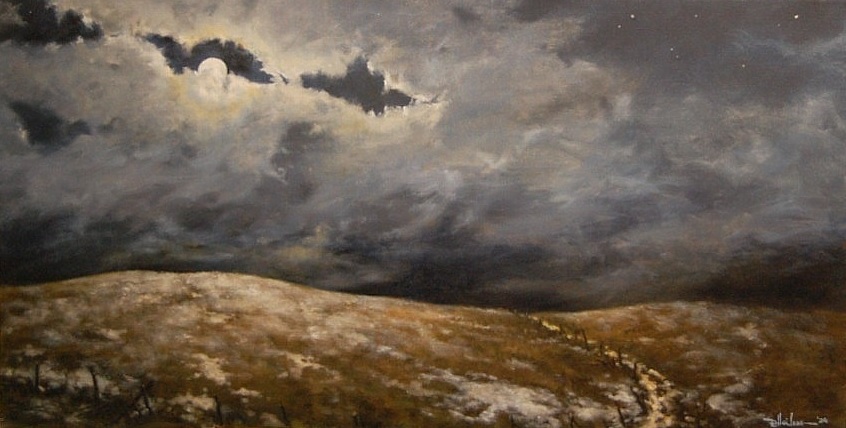 "Winter Moon"
Oil ~ 20.5" x 40"
$1,250
