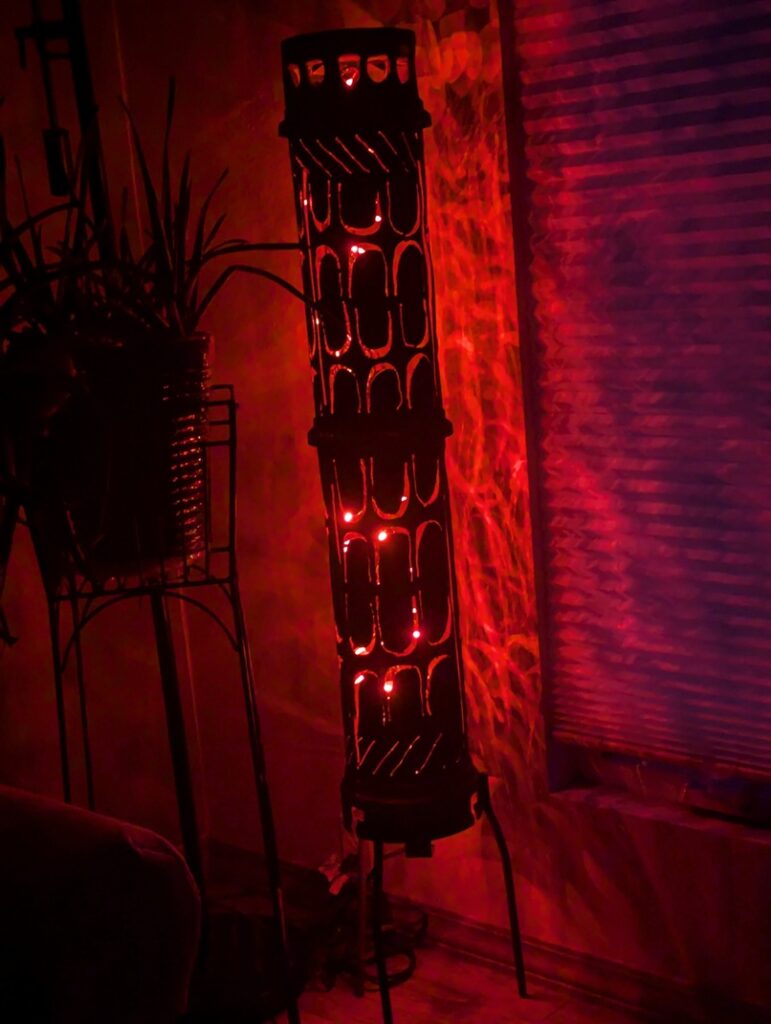 Smudge Pots & Lanterns in their own element.