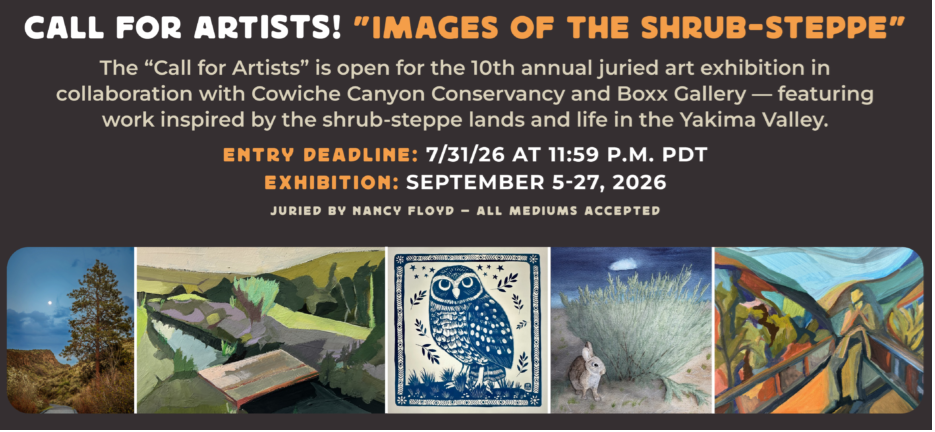 Images of the Shrub-Steppe Call for Artists - 2026